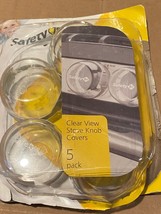 Safety 1st Clear View Stove Knob Covers 5 Pack *NEW, TORN PACKAGE* r1 - $10.99