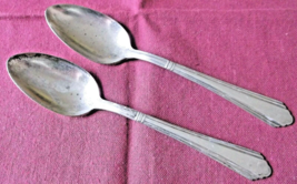 International Silver Plate Wilshire Pattern 2 Teaspoons 6&quot; 1933 #43586* - £4.66 GBP