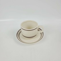Vintage Lenox Temperware Cottonwood Flat Cup And Saucer Set - £8.89 GBP