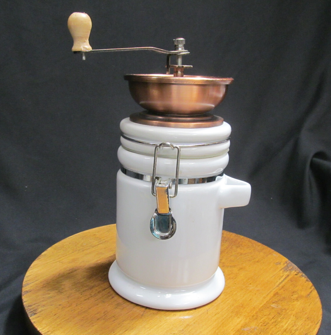 Ceramic copper coffee hand mill, grinder - $22.10