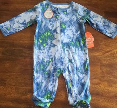 Wonder Nation One (1) Piece Sleeper ~ Tie Dye Pattern ~ 3/6 Months ~ Zip... - £11.70 GBP