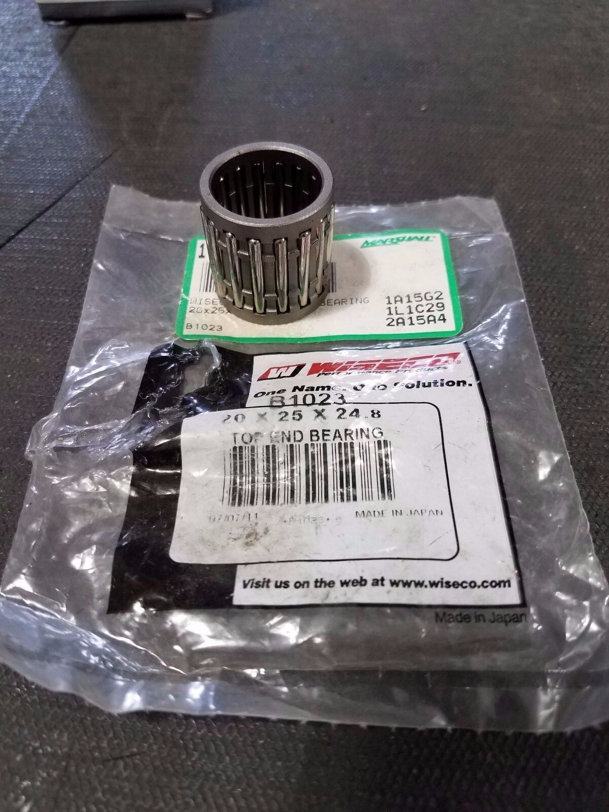 WISECO Piston Top End Bearing 20x25x24.8, B1023snowmobile, motorcycle, atv - $21.75