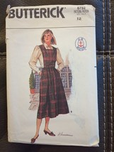 Butterick Sewing Pattern #6752 Size 12 Misses Skirt Bib Shirt J.G. Hook Vintage - £6.71 GBP