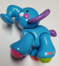 Fisher Price Amazing Animals Click Sounds Elephant Poseable Hard Plastic... - $3.30