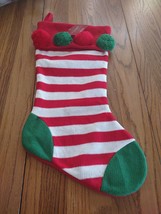 December Home Christmas Stocking Stripes - Brand New - $15.89