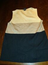 The Limited Size M Woman&#39;s Black/Brown Silk Blend Sleeveless Career Dress - $33.46 CAD