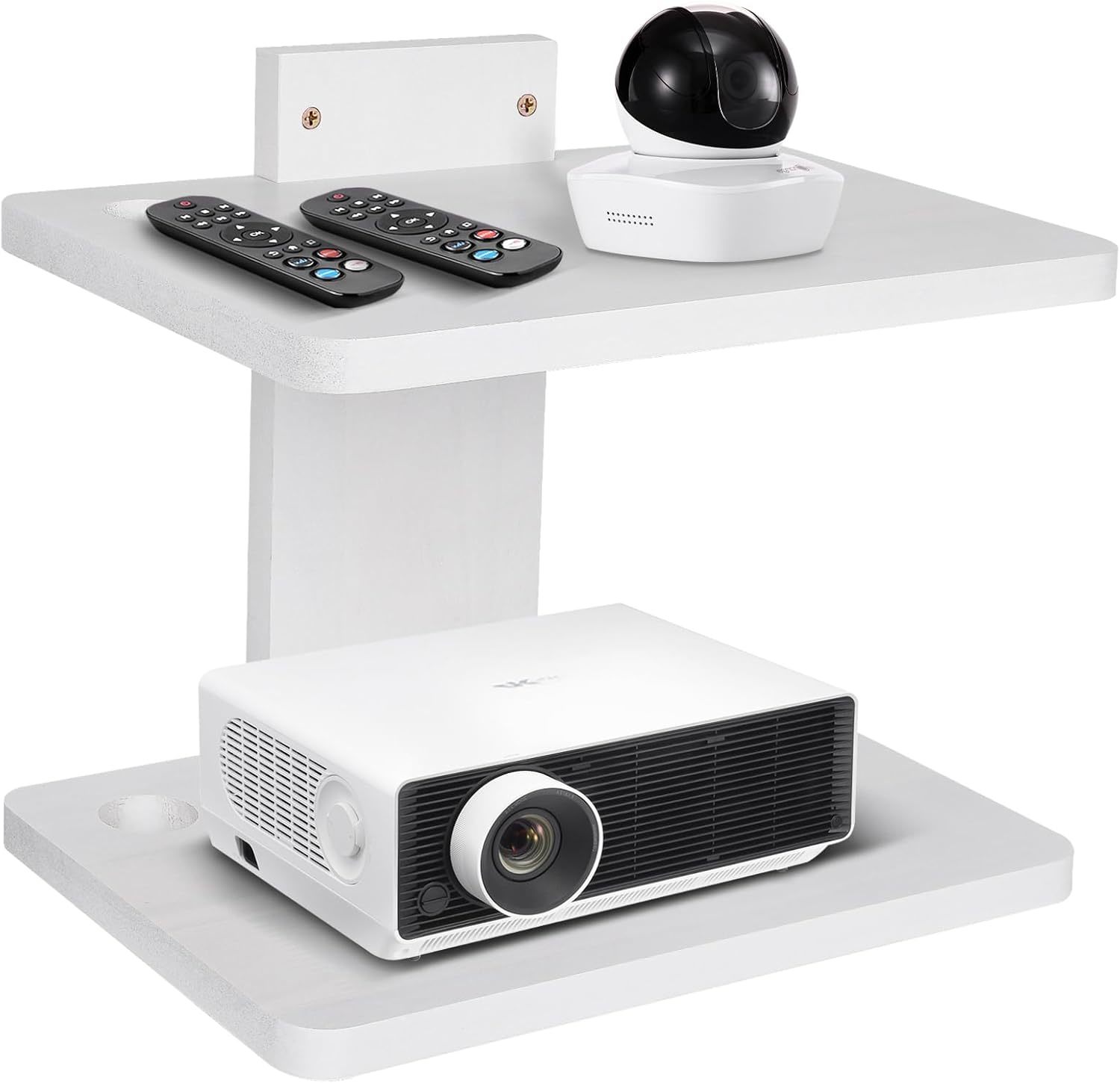 Small Mini Projector Shelf/Projector Wall Mount Floating Shelf/Router - £28.56 GBP