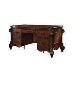 74&quot; Brown Executive Desk With Five Drawers - $4,399.89 CAD