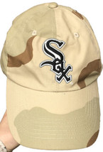 Chicago White Sox Desert Camo Camouflage GMC GM Snapback Hat One Size New - £12.44 GBP