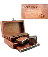 UCEC Alphabet Stamps for Clay 70pcs Letter Stamps Wooden Rubber Letter N... - $23.77