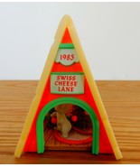 1985 Hallmark Swiss Cheese Lane Christmas lighted holiday ornament origi... - £15.80 GBP