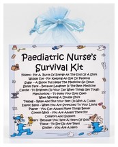 Paediatric Nurse Survival Kit - Fun Novelty Gift &amp; Card Alternative / Present /  - £6.48 GBP
