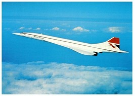 British Airways Concorde Airplane Postcard - £5.29 GBP