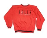 Vtg Chicago Bulls Crew Neck Sweater Sweatshirt  X-Large Embroidered Logo... - £43.32 GBP