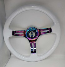 Brand New 350mm 14&#39; Universal JDM Spoon Sports Racer Deep Dish ABS Racin... - £59.95 GBP