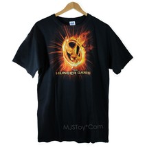 NEW Hunger Games Logo Fire Mockingjay Men T-shirt May the odd be in your... - £15.84 GBP