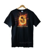 NEW Hunger Games Logo Fire Mockingjay Men T-shirt May the odd be in your... - £15.97 GBP