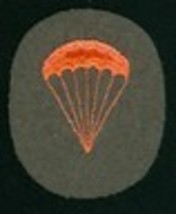 CIRCA 1967-1991, DDR, NVA, PARA, ENLISTED, SLEEVE PATCH, PARACHUTIST - $372.79 MXN
