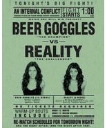 Beer Goggles vs Reality (metal sign) - £15.69 GBP