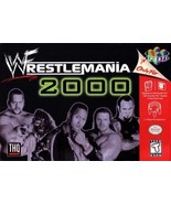 WWF Wrestlemania 2000 N64 Great Condition Fast Shipping - £49.14 GBP