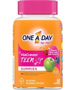 60 Count (Pack of 2) One A Day Teen for Her Multivitamin Gummies, Gummy - $796.71 MXN