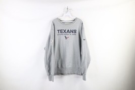 Nike On Field Mens 2XL Team Issued Houston Texans Football Crewneck Sweatshirt - £66.17 GBP