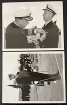 Vintage 1950s Military Photograph Uniform Ceremony Photo Lot 8 x 10 Ribbon - £15.18 GBP