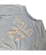 Polo Ralph Lauren Men&#39;s T Shirt Size Large Polo 27 Blue Short Sleeve Casual - £20.34 GBP