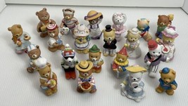 Bronson Collectibles Genuine Porcelain Bisque Bears Lot Of 21 Bears Read - £26.06 GBP