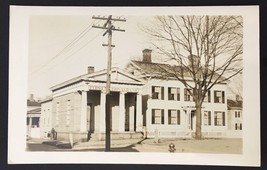Vintage RPPC First National Bank Possibly Stonington Connecticut Real Photo - £27.33 GBP