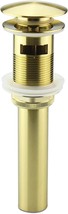 Vanity Pop Up Drain Stopper With Overflow, Gold Bathroom Faucet Lavatory Vessel - £31.92 GBP