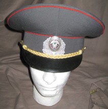 Vintage BELARUS Belorussian Interior Ministry Militia Police Visor Grey ... - $65.00