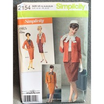 Simplicity 1960&#39;s Misses Shirt Skirt Coat Jacket Sewing Pattern sz 16-24... - $13.85