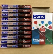 10 Box X Doms Fusion Xtra Super Dark 10 pencils and 1 sharpener eraser - £77.08 GBP