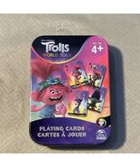 Spin Master Trolls World Tour Playing Cards in Metal Tin SEALED - $180.12 MXN