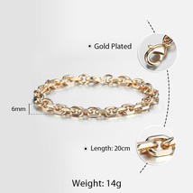 21 Styles 585 Rose Gold Bracelet for Women Men Girl Snail Curb/Weaving Link tail - £10.50 GBP