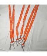 Georgia Aquarium Member set 3 orange Lanyard credential badge holder key... - €16,44 EUR