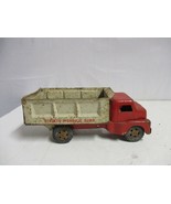 Vintage Strutco Hydraulic Dump Truck Red White - £27.02 GBP