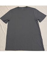 Vince Essential Crew Neck T-Shirt Men Silver Short Sleeve Designer Size S NWOT - $38.98