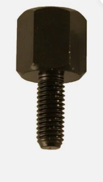 Emgo Universal Mirror Adapter 8mm Male To 10mm Female Black Black 20-28108 - $4.89