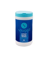 CPAP Mask Wipes by Snugell (110 Count) - Unscented - 100% Soft Cotton - £13.44 GBP