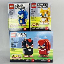 New! LEGO BrickHeadz Sonic The Hedgehog 40627 40628 40672 Tails Knuckles... - $79.99