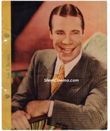 JOE E BROWN-WARNER BROS. STAR-IN ACTION Color Photo &amp; Facts &#39;30s Dixie C... - $41.13 CAD