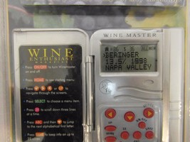 Wine Master Electronic Pocket Guide By Wine Enthusiast Magazine 10000 32442 - £11.23 GBP