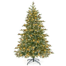 6/7/8 Feet Christmas Tree with Warm White LED Lights and Pine Cones-6 ft... - $158.10 6/7/8 Feet Christmas Tree with Warm White LED Lights and Pine Cones-6 ft... - $158.10