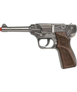 Gonher German Luger Style Police 8 Shot Diecast Cap Gun Made in Spain - £22.01 GBP