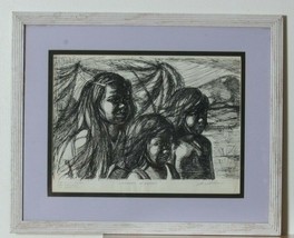 &quot;Children of Hawaii&quot; by Anthony Sidoni Pen &amp; Ink Study for Oil Painting - £1,221.10 GBP