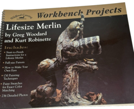 LIFESIZE MERLIN FALCON 2003 Wildfowl Carving Workbench Projects - $34.60