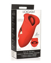 Shegasm Lickgasm Kiss + Tell Silicone Kissing &amp; Vibrating Clitoral Stimulator - - $59.54