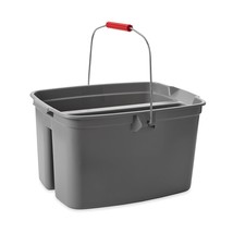 Rubbermaid Commercial Products Double Pail Plastic Bucket for Cleaning, Easy to  - £48.75 GBP